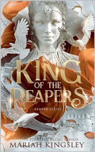 King of Reapers book cover porcelain birds flying across a kingdom